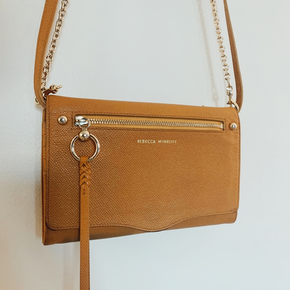 Rebecca Minkoff Gabby Leather Wallet on a Chain